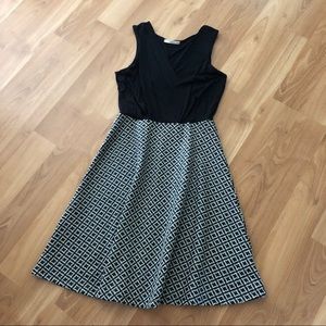 Black and White Dress